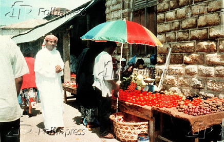 Mercado em Zanzibar, arquiplago na frica oriental 