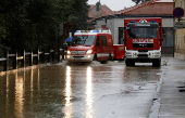 Aftermath of heavy rainfall in Austria