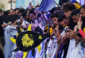 Argentine President Javier Milei holds rally in Buenos Aires to launch his party nationally