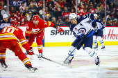 NHL: Preseason-Winnipeg Jets at Calgary Flames