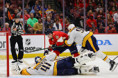 NHL: Nashville Predators at Florida Panthers