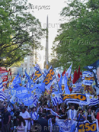 Uruguay's centre-right presidential candidate Alvaro Delgado holds his closing campaign rally, in Montevideo