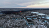 Volcano eruption near Grindavik