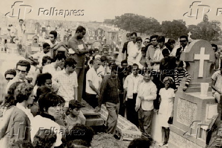 Amigos e familiares durante o