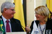 Rodrigo Janot e Luisa Ortega Diaz na Reunio de MPs do Mercosul