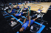 NCAA Basketball: NCAA Tournament South Regional-Practice