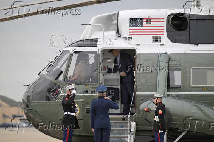 U.S. President Joe Biden arrives to board Air Force One at Joint Base Andrews in Maryland