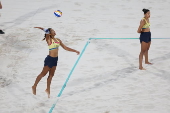 Brasil x Austrlia pela semifinal de vlei de praia feminino nas Olimpadas de Paris