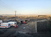 Gas explosion in a coal mine in South Khorasan Province