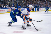 NHL: Edmonton Oilers at Vancouver Canucks