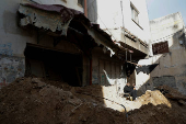 Aftermath of an Israeli raid in Jenin camp