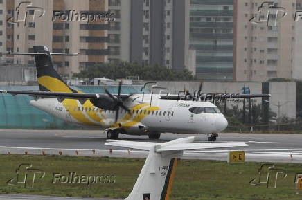 Manh com garoa no aeroporto de Congonhas