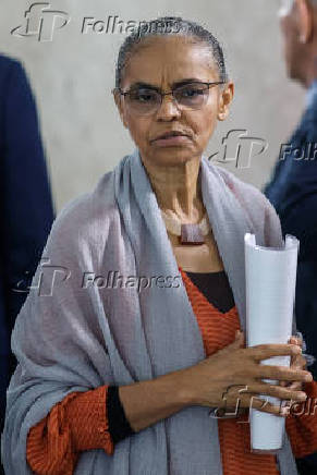 Marina Silva durante a cerimnia Nova Indstria Brasil