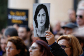 Protest against a government-proposed law, in Valletta