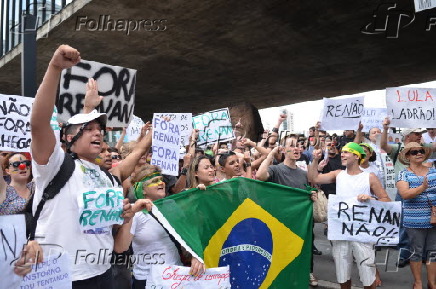 Folhapress - Fotos - Manifestantes Protestam Contra A