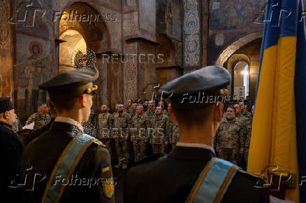 Graduation ceremony of Ukrainian Army chaplains in Kyiv