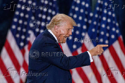 Republican presidential nominee Trump and U.S. Senator Vance hold a rally in Minnesota