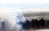 Pakistani Navy drill in Karachi