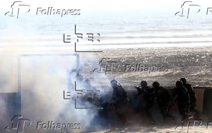 Pakistani Navy drill in Karachi