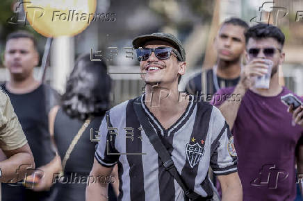 Hinchas de Mineiro se renen en el Parque Mangabeiras de Belo Horizonte