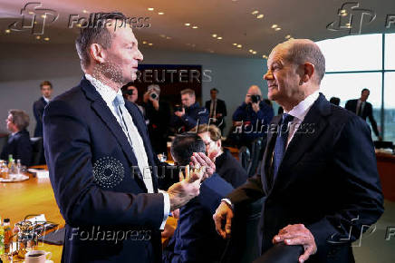 Weekly German cabinet meeting in Berlin