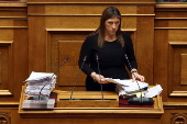 No-confidence motion debate against the Greek government over Tempi train crash
