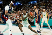 Quartas de final de basquete masculino entre Brasil e EUA