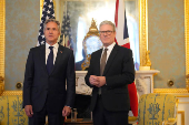 US Secretary Of State Meets The UK Prime Minister