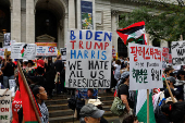 Protest against Israel's strikes on Gaza and Lebanon in New York City