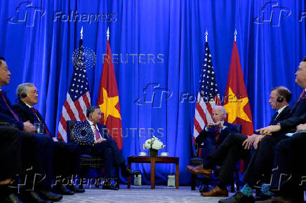 FILE PHOTO: U.S. President Biden meets with Vietnam's President To Lam