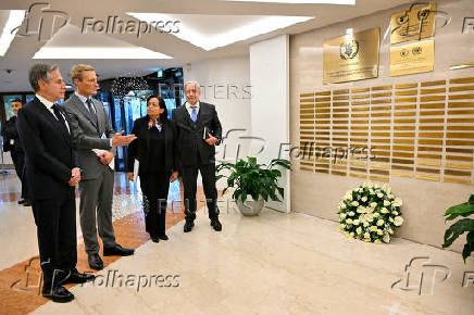 U.S. Secretary of State Antony Blinken visits the World Food Program in Rome