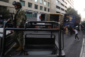 Mexican authorities hold operation to seize Chinese counterfeit goods, in downtown Mexico City