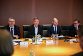 Weekly German cabinet meeting in Berlin