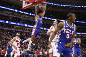 NBA: Philadelphia 76ers at Chicago Bulls