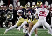 NCAA Football: CFP National Playoff First Round-Indiana at Notre Dame