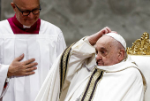 Pope Francis celebrates Mass for the Feast of Epiphany in Saint Peter's Basilica at the Vatican