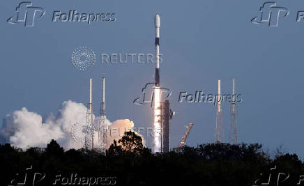 A SpaceX Falcon 9 rocket lifts off from the Cape Canaveral Space Force Station