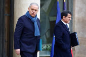 Weekly cabinet meeting at the Elysee Palace in Paris