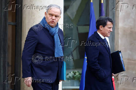 Weekly cabinet meeting at the Elysee Palace in Paris