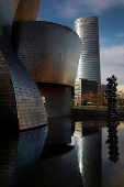 A car passes an Iberdrola electrical substation in Santurce, port of Bilbao