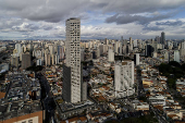 Edifcio Platina, no bairro do Tatuap, considerado o prdio mais alto de SP