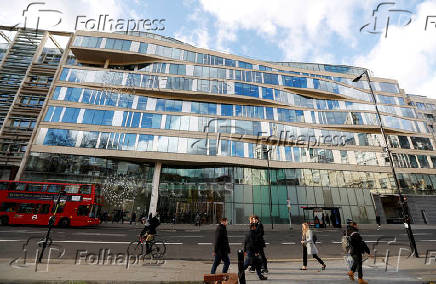 FILE PHOTO: The offices where the London Metal Exchange is headquartered are seen in the City of London