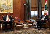 Lebanese Parliament Speaker Nabih Berri meets with UNRWA Commissioner-General Philippe Lazzarini in Beirut