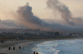 Smoke billows over southern Lebanon