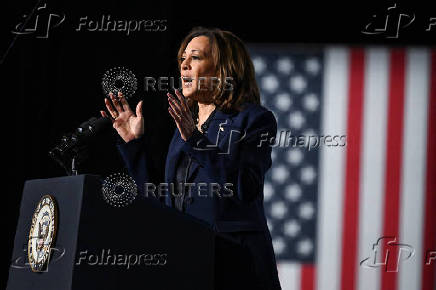 Democratic presidential nominee U.S. Vice President Harris campaigns in Wisconsin