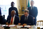 President of Nigeria Bola Ahmed Tinubu visits France