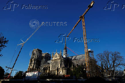 FILE PHOTO: The Notre-Dame de Paris cathedral before its reopening