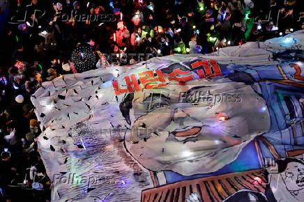 Protest for the impeachment of South Korean President Yoon Suk Yeol, in Seoul