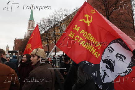 Soviet leader Joseph Stalin's birthday celebrations in Moscow