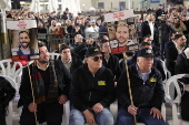 Hostages' families participate in lighting of first Hanukkah candle at Western Wall in Jerusalem